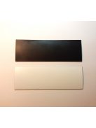 Folie magnetica cu PVC alb pentru etichete magnetice 9cm x 3cm, grosime 1mm