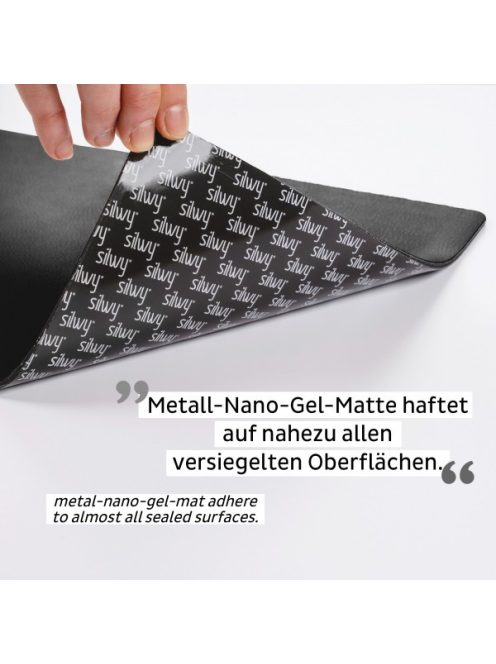 Suport metalic NEGRU pentru pahare magnetice 400x270mm